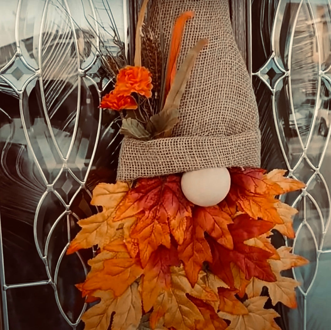 Gnome of Fall | Wreath Door Hanger | Sep 7th 2024 at 4-6pm | hands-on class