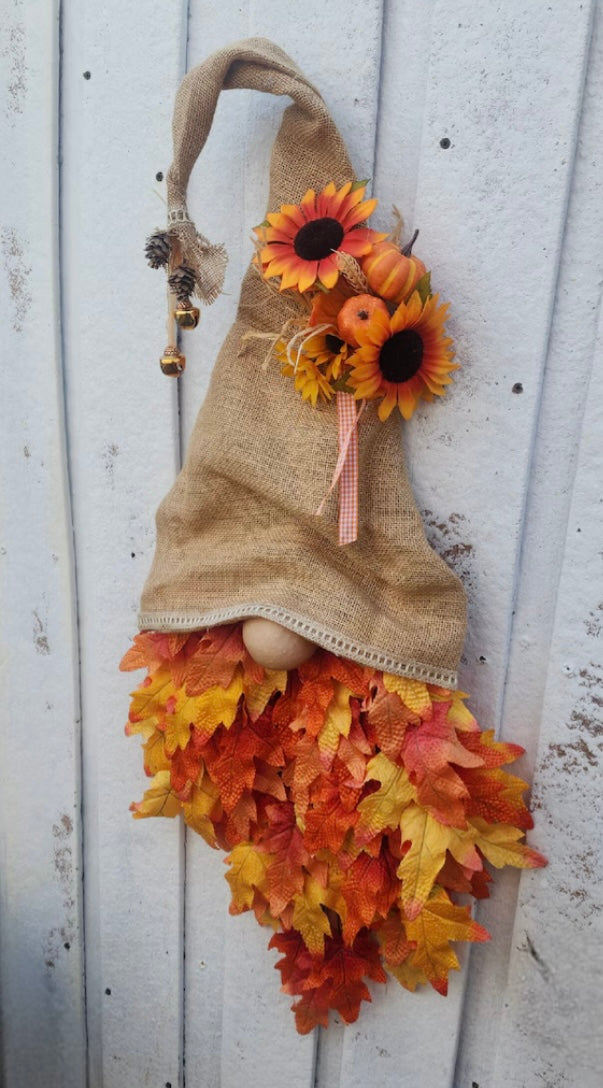 Gnome of Fall | Wreath Door Hanger | Sep 7th 2024 at 4-6pm | hands-on class