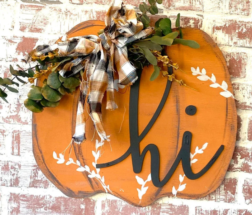 Pumpkin Hi | Door Hanger | Sep 10th 2024 at 5-7pm | hands-on class